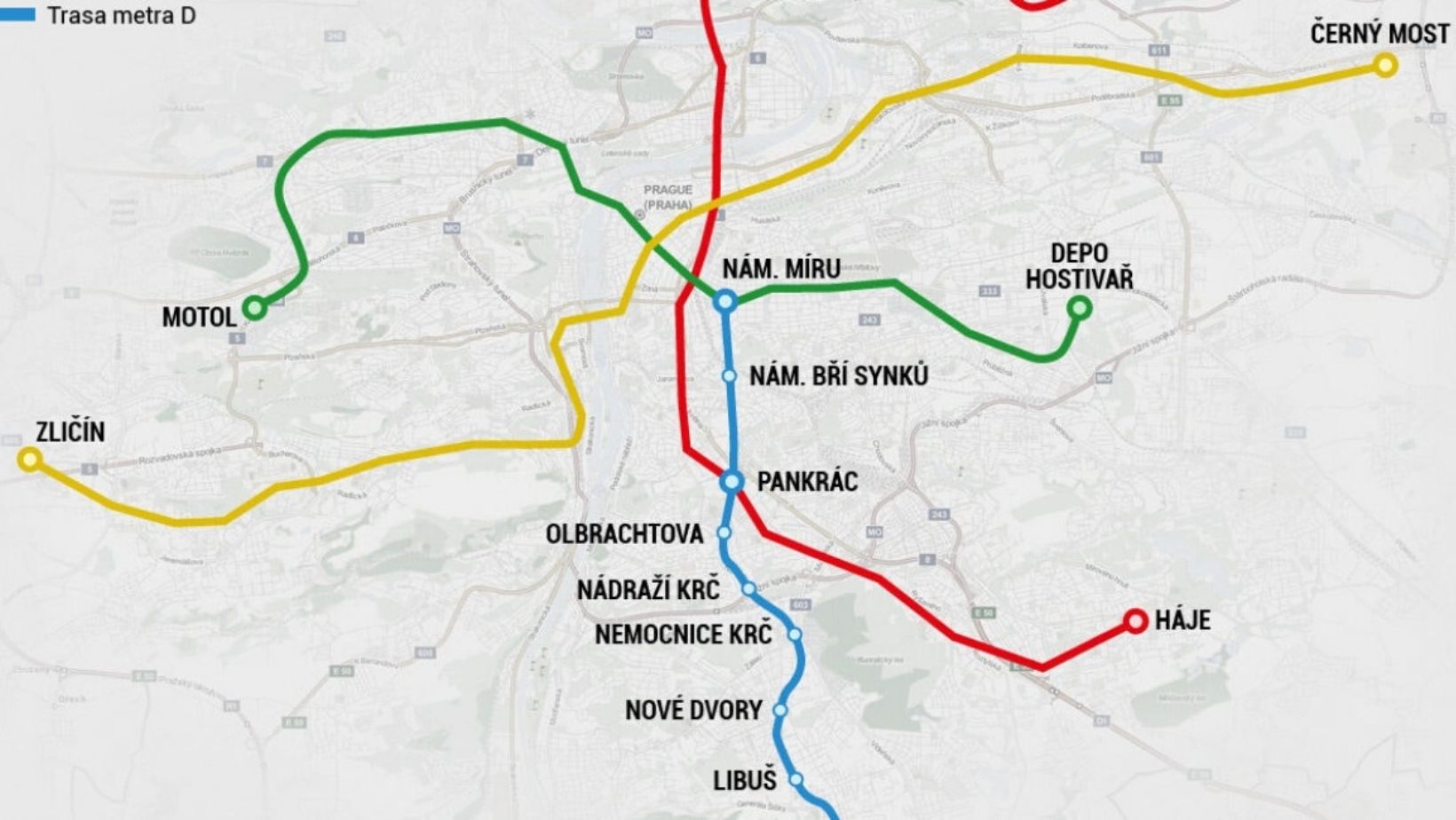 Metro map prague Prague Maps