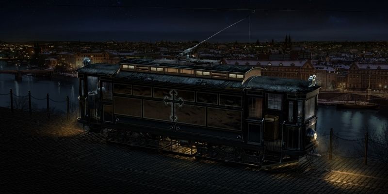 The Black Mary tram prague