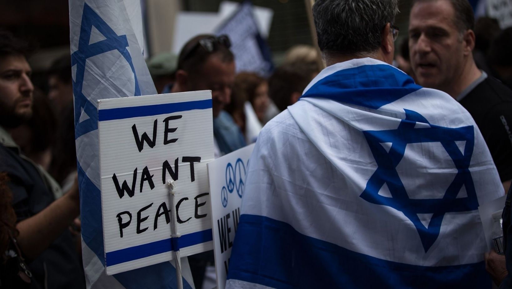pro israel protest prague