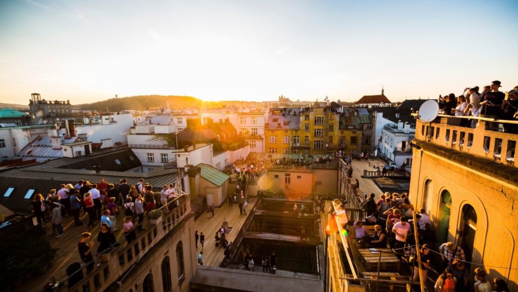 Lucerna palace rooftop