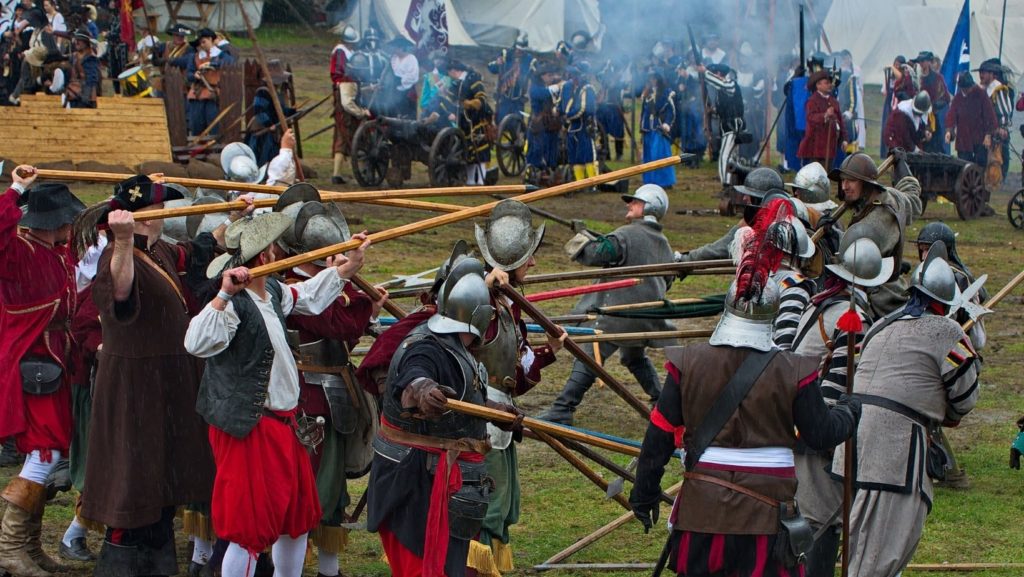 Reenactment of Prague's Battle of White Mountain