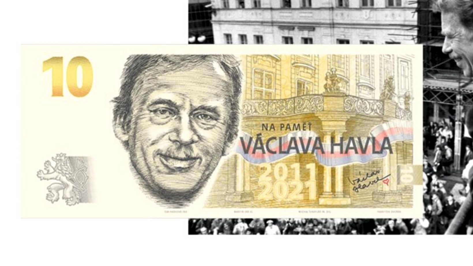 banknote vaclav havel