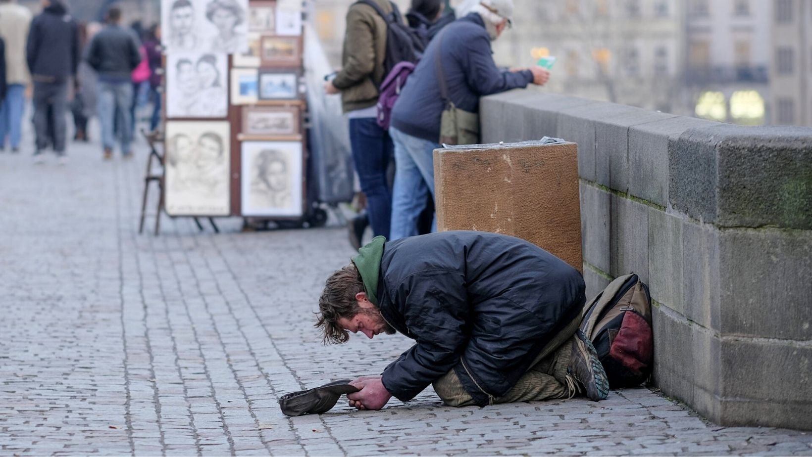 Homelessness prague