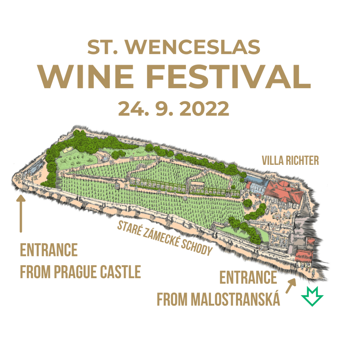 September 24 Wine Festival in the Oldest Czech Vineyard of Prague Castle