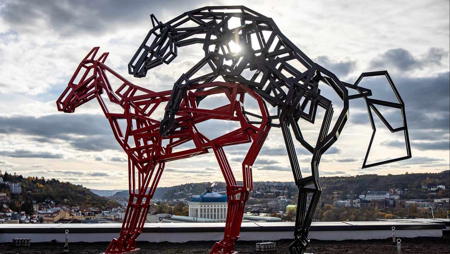 This New Rooftop Sculpture in Prague Is Sparking Debate