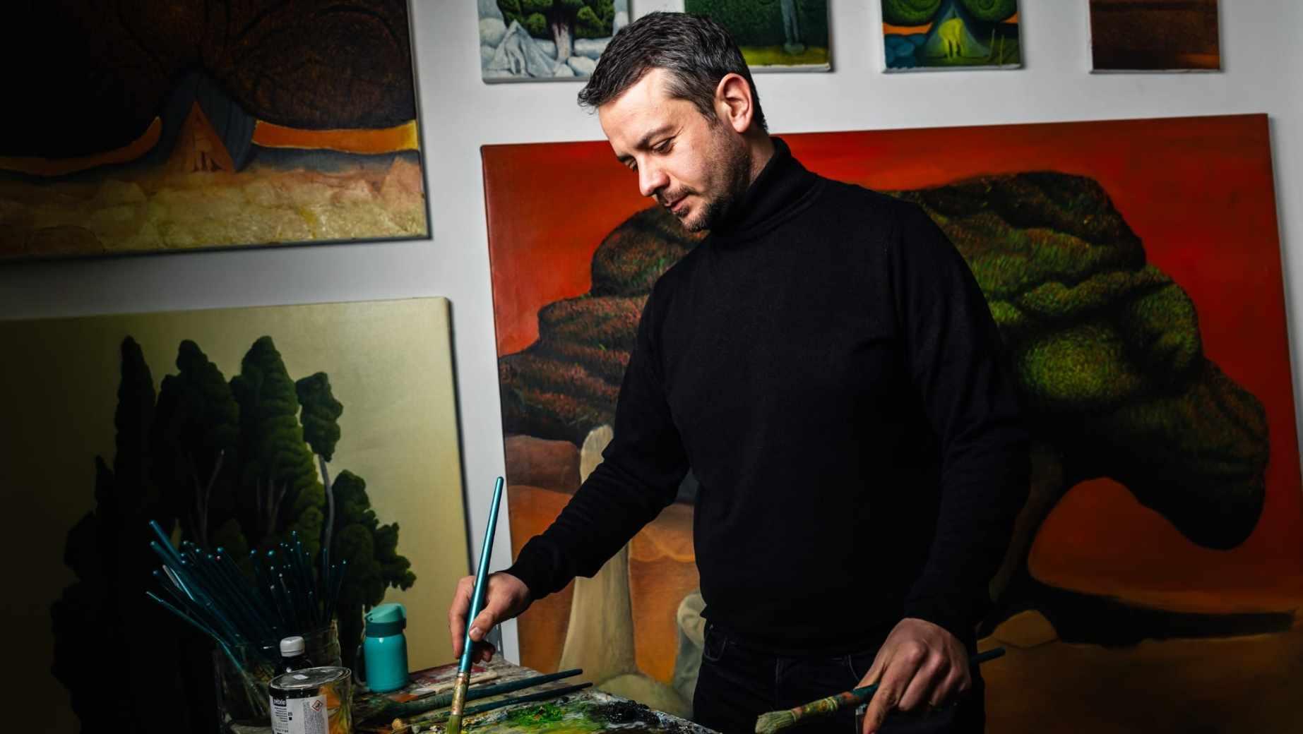 March 4th: Romanian Painter Radu Băieș Opens Prague Solo Exhibition