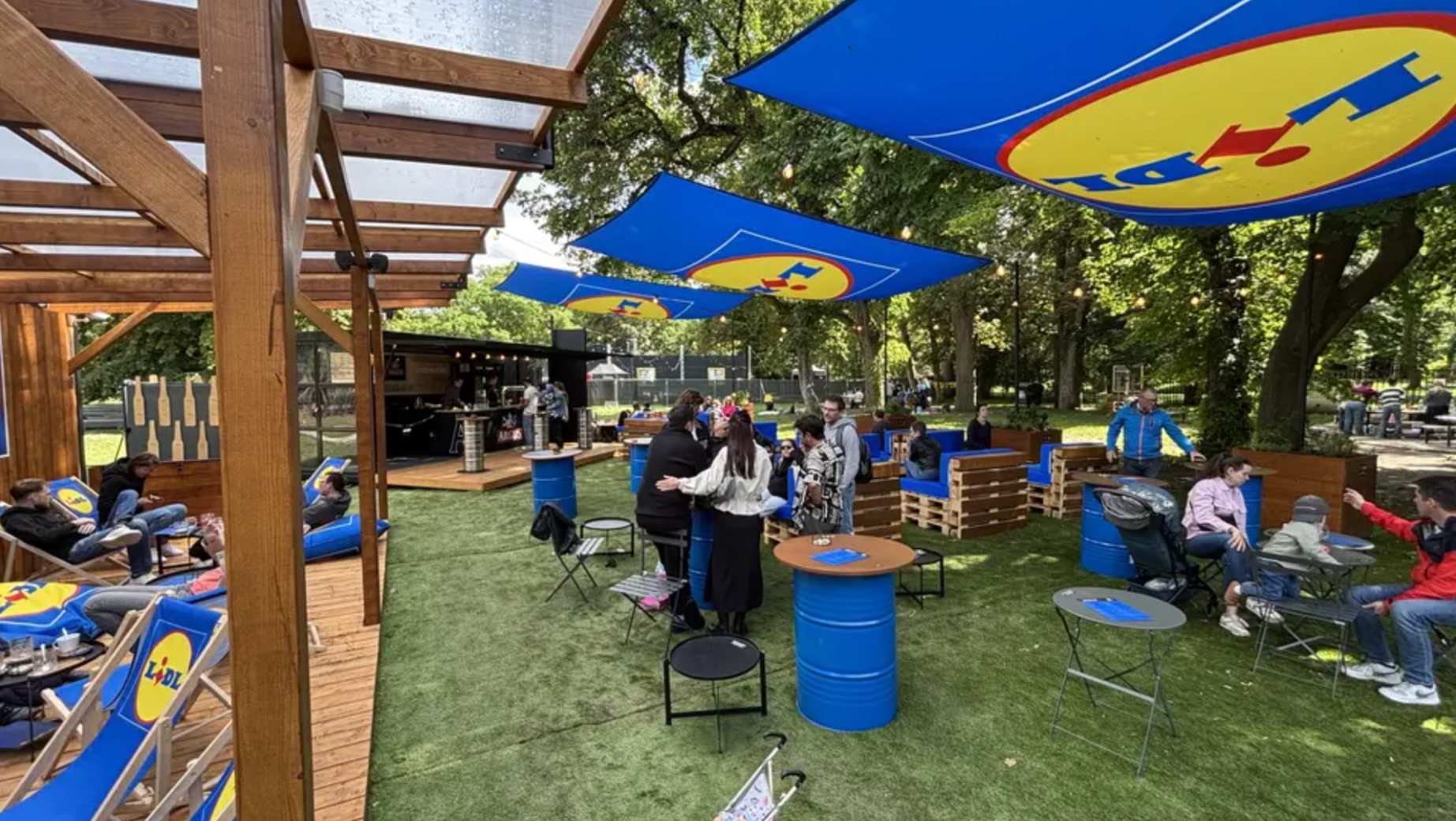 Lidl Launches Summer Terrace at Prague’s Stromovka Park