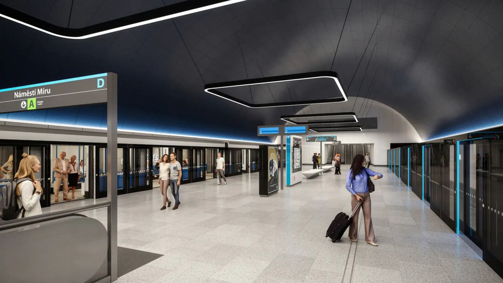 Prague Unveils Future Metro Stations in Nusle and Náměstí Míru