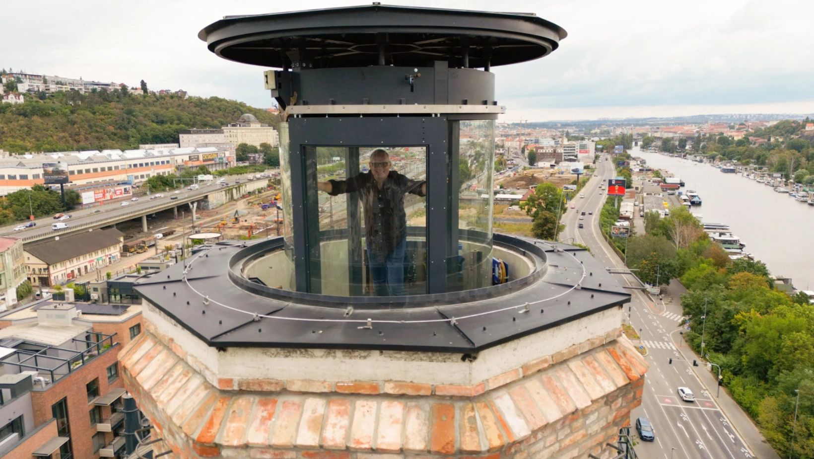Prague Is Turning a Historic Factory Chimney Into an Observation Deck